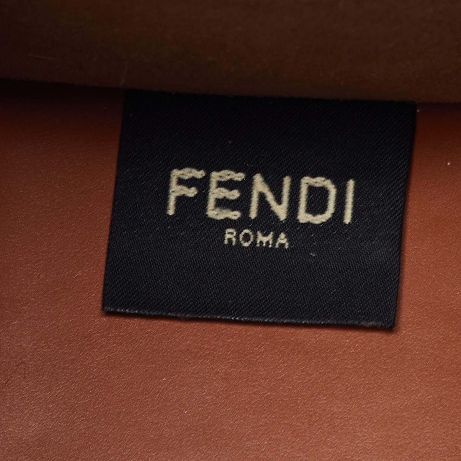 Fendi Sunshine Small Brown Leather Tote image 9
