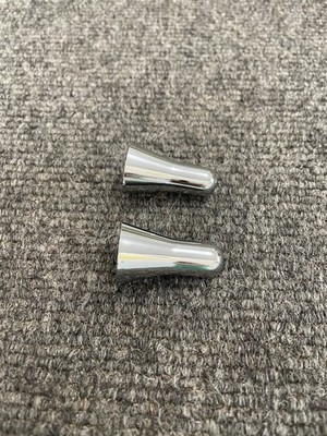 2 NEW Custom Chrome Large Chrome Valve Stem Cover P/N 12-290 12290 for Harley