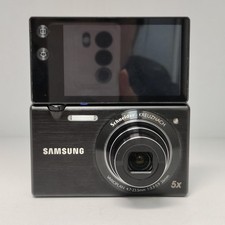 Samsung MV800 16.1MP Black Digital Camera 8x Optical Zoom Flip Out Touch Screen