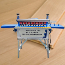 Woodworking Automatic Wood Panel Polishing Edge Banding Machine 110V 1.6HP/1.2KW