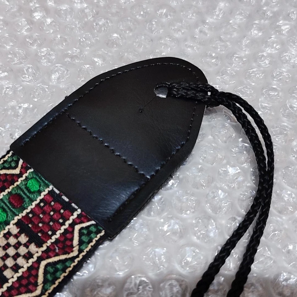 Alça de guitarra Takamine preta jeans ajustável acessórios confortáveis E316 - Imagem 4 de 4