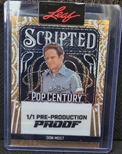 2024 Leaf DON MOST Gold  Pre-Production Proof card Pop Century #1/1