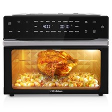 32QT Extra Large Air Fryer, 19-In-1 Air Fryer Toaster Oven Combo with Rotisse...