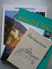 3 Bücher Pfälzer Burgenbrevier .. Wald Wanderparadies Pfälzerwald Pfalz