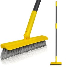 DALIPER 2 in 1 V-shape Grout Scrubbing Brush with 127CM Long Handle