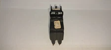 Federal Pacific FPE NC230 30 Amp 2 Pole Stab-Lok Circuit Breaker Mini Twin THIN