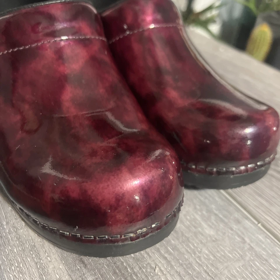 Sanita Mujer Profesional Charol Púrpura Talla 39 Foto 4 de 4