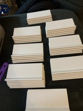 White 2.5 Inch By 6 Inch Bullnose Tile