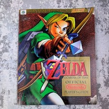 Zelda Ocarina of Time Official Nintendo Player Guide N64 Strategy Book with Map