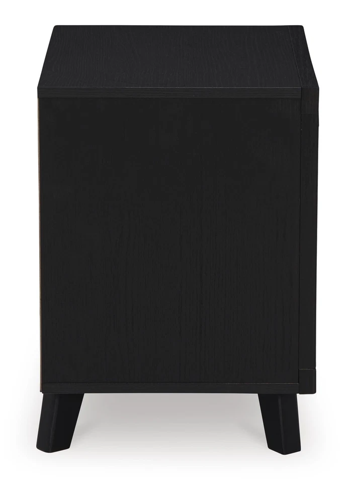 Signature Design by Ashley Danziar Modern 2 Drawer Nightstand Wireless Charging - Image 3 of 4