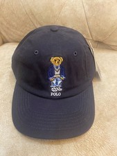 Polo Ralph Lauren Cap ASH Polo Bear Adjustable Leather Strap Baseball Men