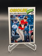 2026 Topps Heritage #48 Dylan Beavers RC Baltimore Orioles
