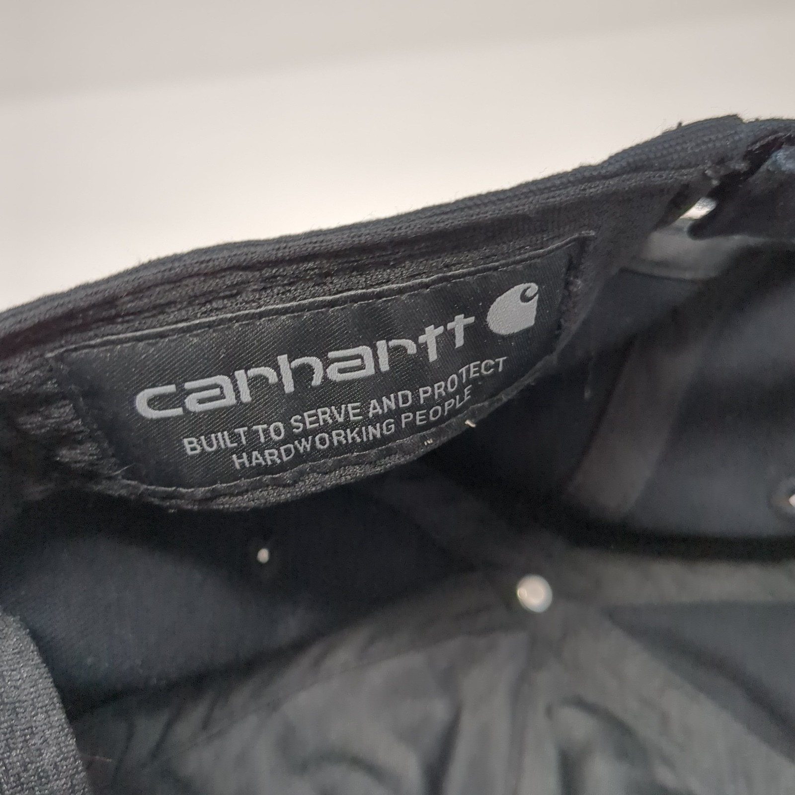 Ground Work Strapback Hat Black One Size Solid Em… - image 9