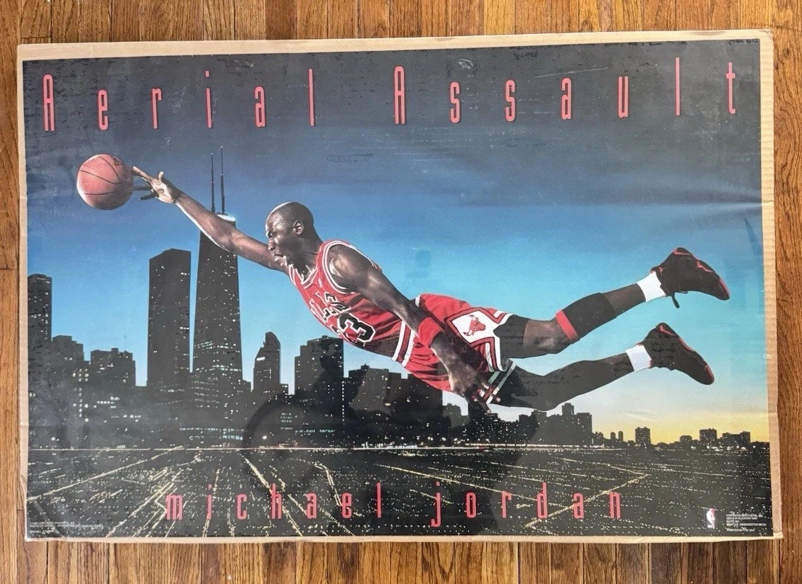 Michael Jordan Basketball 24x36in. Size Vintage Sports Posters for