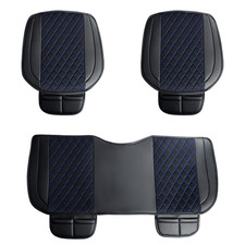 Sitzauflagen passend für Toyota Prius ab Bj. 1997 in Schwarz/Blau Set Denver