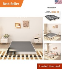 5 Inch Box Spring for Queen Bed, Heavy Duty Metal Mattress Foundation, 3000 l...