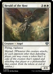 Herald of the Host #30 Commander Masters MTG
