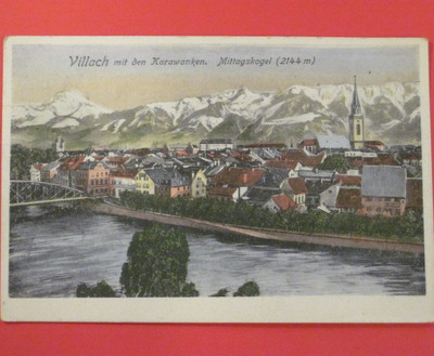 1920 Postcard - Villach mit den Karawanken - Austria  Nr. 6339