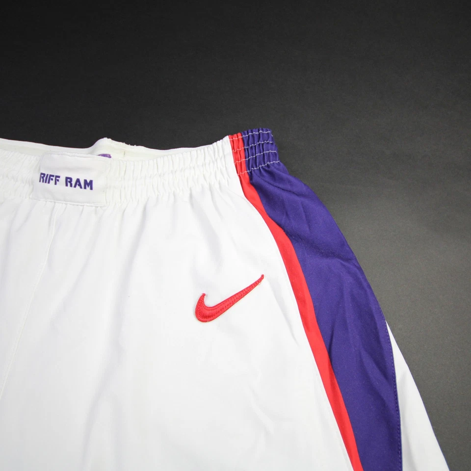 TCU Horned Frogs Nike Team Practice Shorts Men's White/Purple Used - Image 4 of 4