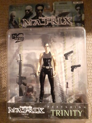 N2 Toys The Matrix TRINITY With Weapons Action Figure 1999 NEW IN BOX