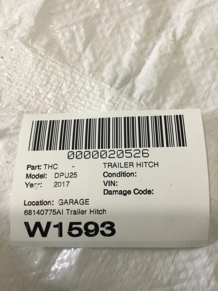 Dodge Ram 2500 3500 2017 remolque remolque enganche receptor OEM Foto 4 de 4