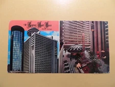 Regency Hyatt House Hotel Atlanta Georgia vintage oversized postcard 