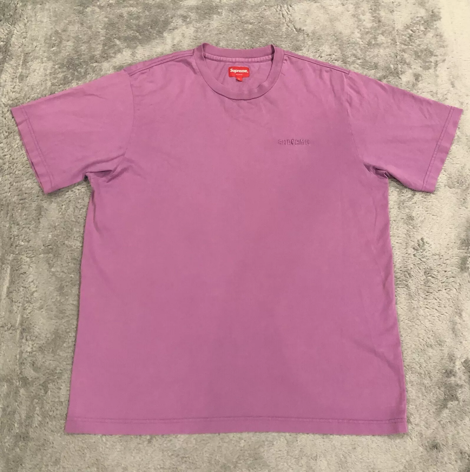 SS18 Supreme Tee shirt Surteint Violet Grand Adulte 100% Coton
