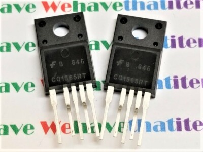 FairChild CQ1565RT 650V Transistor - TO-220F-5L Package (Pulled, Used)