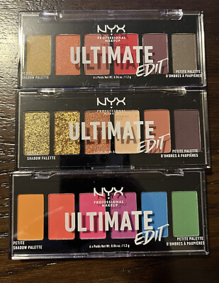 NYX ULTIMATE EDIT PETITE SHADOW PALETTE ( 2 FOR $12.99 )
