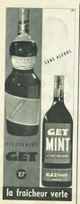 Publicité Advertising 0122 1956  Get 27 pippermint fraicheur verte sans alcool