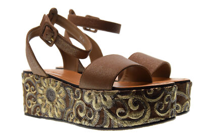 Cris Vergre' Schuhe Frau Sandalen H0802X BROWN P18g