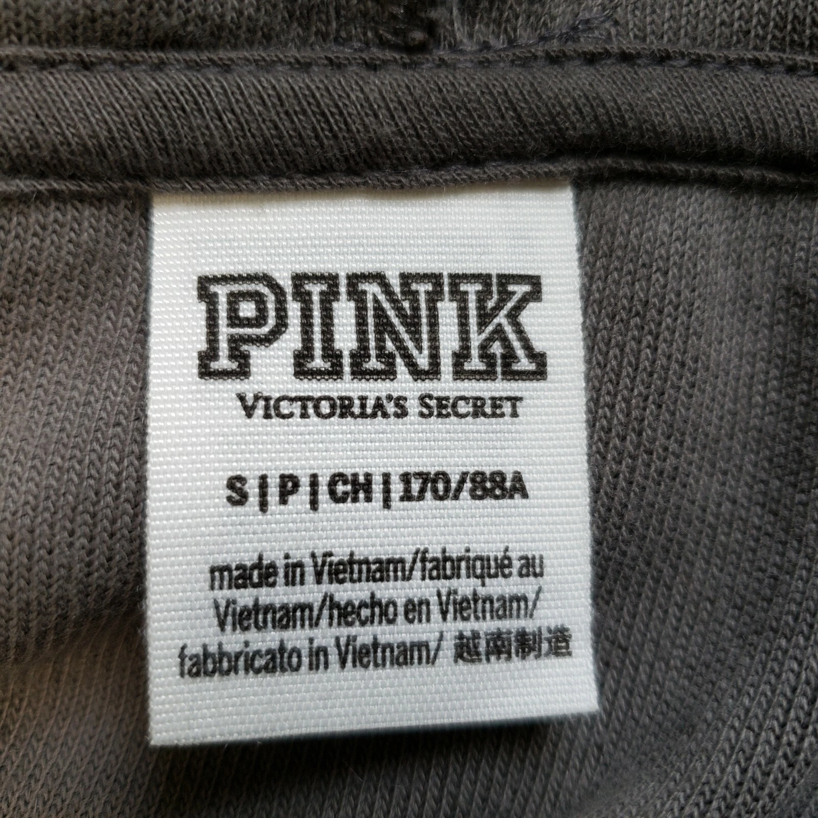 victoria-secret-vs pullover embroidery roses pocket fleece hoodie