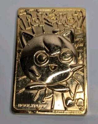 23 karat gold plated pokemon card togepi Pokemon 23K Gold-Plated Card Togepi 1999 Burger King - Offers Welcome
