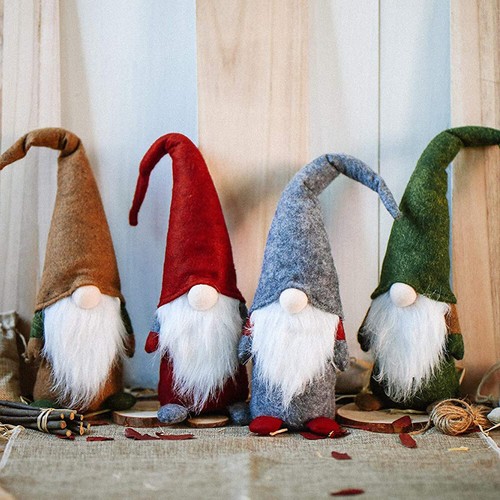 Christmas Faceless Gnomes Plush Santa Plush Doll Gnome Xmas Decor Ornaments Gift