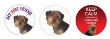 2 x YORKSHIRE TERRIER Dog vinyl car, van decal sticker Pet Lover Ideal Present