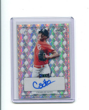 2022 Leaf Perfect Game Showcase Autographs Silver Proof Charlee Soto Auto 1/1