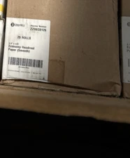 New BodyMed Headrest (25) Paper Rolls, White Economy Smooth Texture, 8.5" x 225'