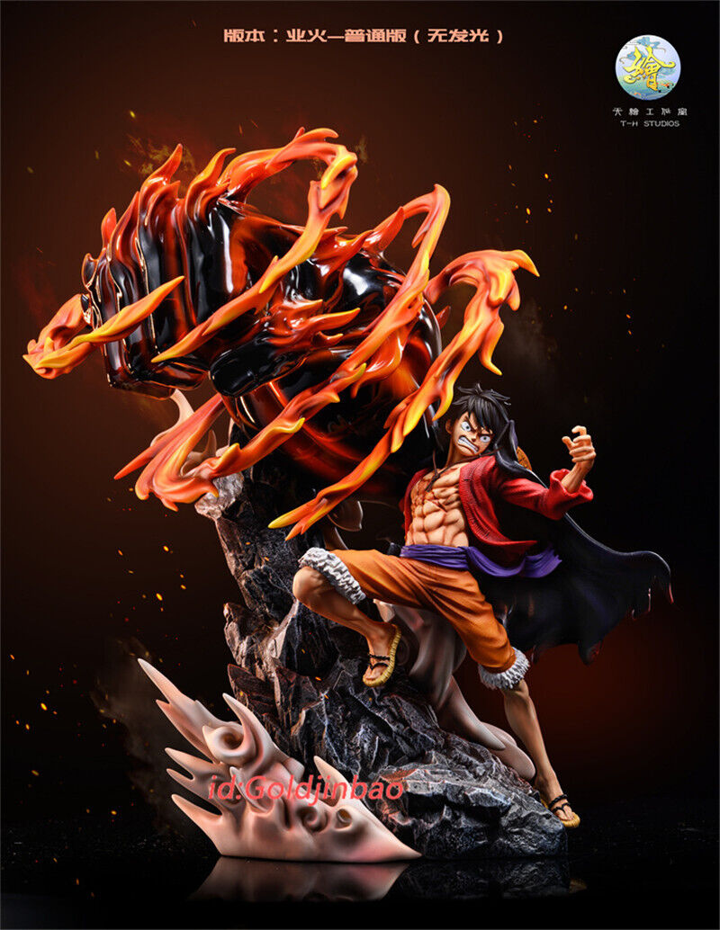 MRC Studio Monkey·D·Dragon Statue Resin Figure One Piece Anime Collections  13