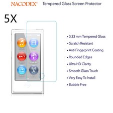 5x For Apple iPod Nano 7 Premium HD Tempered Glass Screen Protector 0.3mm 2.5D