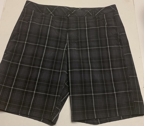 Fila Sport Golf Black Plaid Mens 