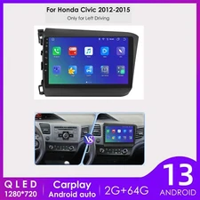 2G+64G For Honda Civic 2012-15 CarPlay Wireless Android 12 Car Stereo Radio GPS