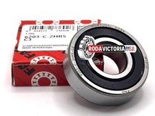 FAG 6203 2RS C3 Deep Groove Radial Ball Bearing Rubber Sealed 17x40x12 mm