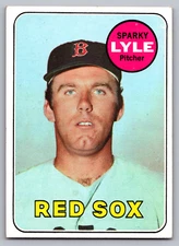 1969 TOPPS #311 SPARKY LYLE RED SOX ROOKIE