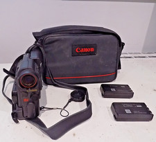 Canon UC10 8mm Video Camcorder in Case with 2x Used Battery Packs UNTESTED PARTS