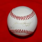 Yankees Hank Bauer Signed Baseball