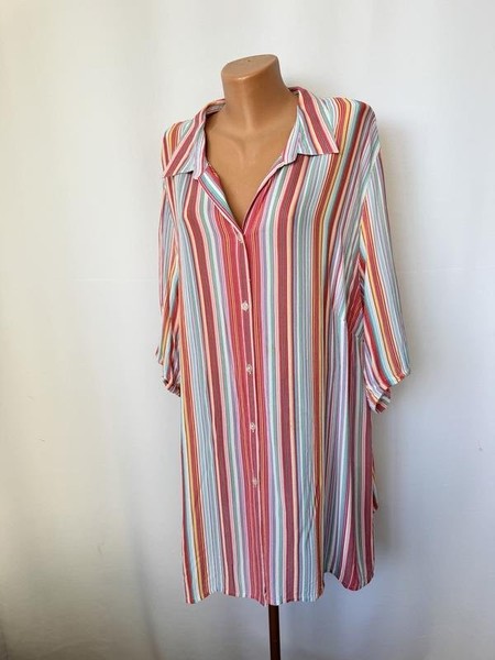 Women Ulla Popken Shirt Multicolor Viscose 58