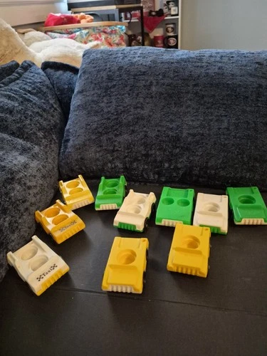Lot of 10 vintage  Fisher Price Little People Cars