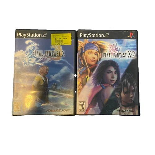 Final Fantasy X and X-2 (Sony Playstation 2, PS2) no manual on x x-2 cib