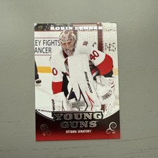 2010-11 Upper Deck #486 Robin Lehner YG RC Young Guns Rookie Ottawa Senators