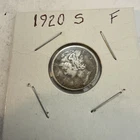 1920-S Mercury Dime - 90% Silver - Fine